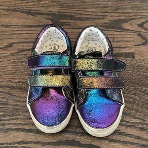 Cat and Jack rainbow irredentist sneakers 9 girls